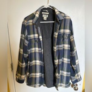 LL Bean Men’s Fleece-Lined Flannel Shirt